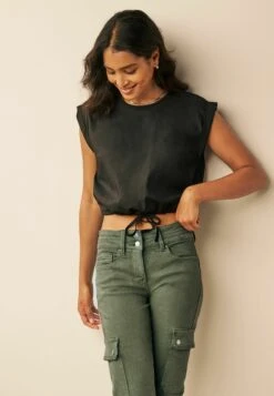 Next Lift And Shape Combat - Slim Fit Jeans - Khaki Green -ESPRIT Winkel 6aae573105f448ba8e66b6e2136f8e9b