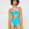 Versace One Piece - Badpak - Mediterranean Blue/Flamingo