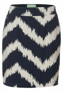 STREET ONE Mit Zick Zack Print - Minirok - Blau -ESPRIT Winkel 6d96c13202b041ebad299e18c0767a7d