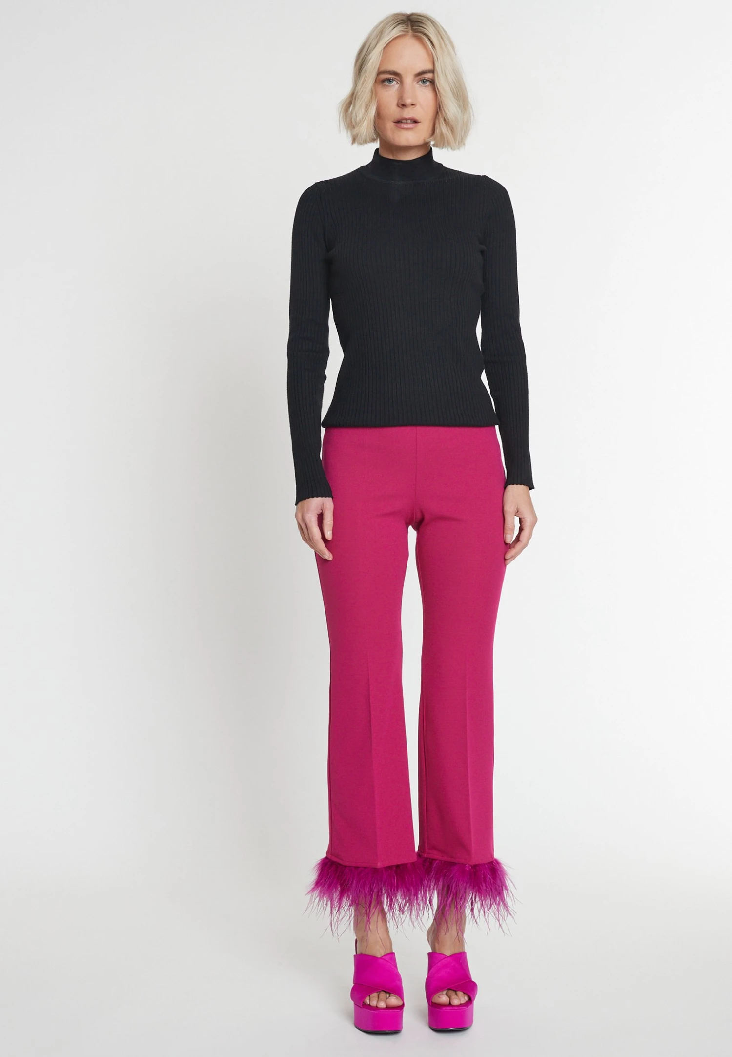 Ana Alcazar Merina - Broek - Fuchsia 2 Ana Alcazar Merina - Broek - Fuchsia - Afbeelding 2