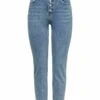 ONLY Emily Life- Straight Leg Jeans - Light Blue Denim