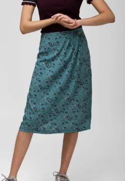 Even If It Is So - With Fish Pattern - A-Lijn Rok - Blue