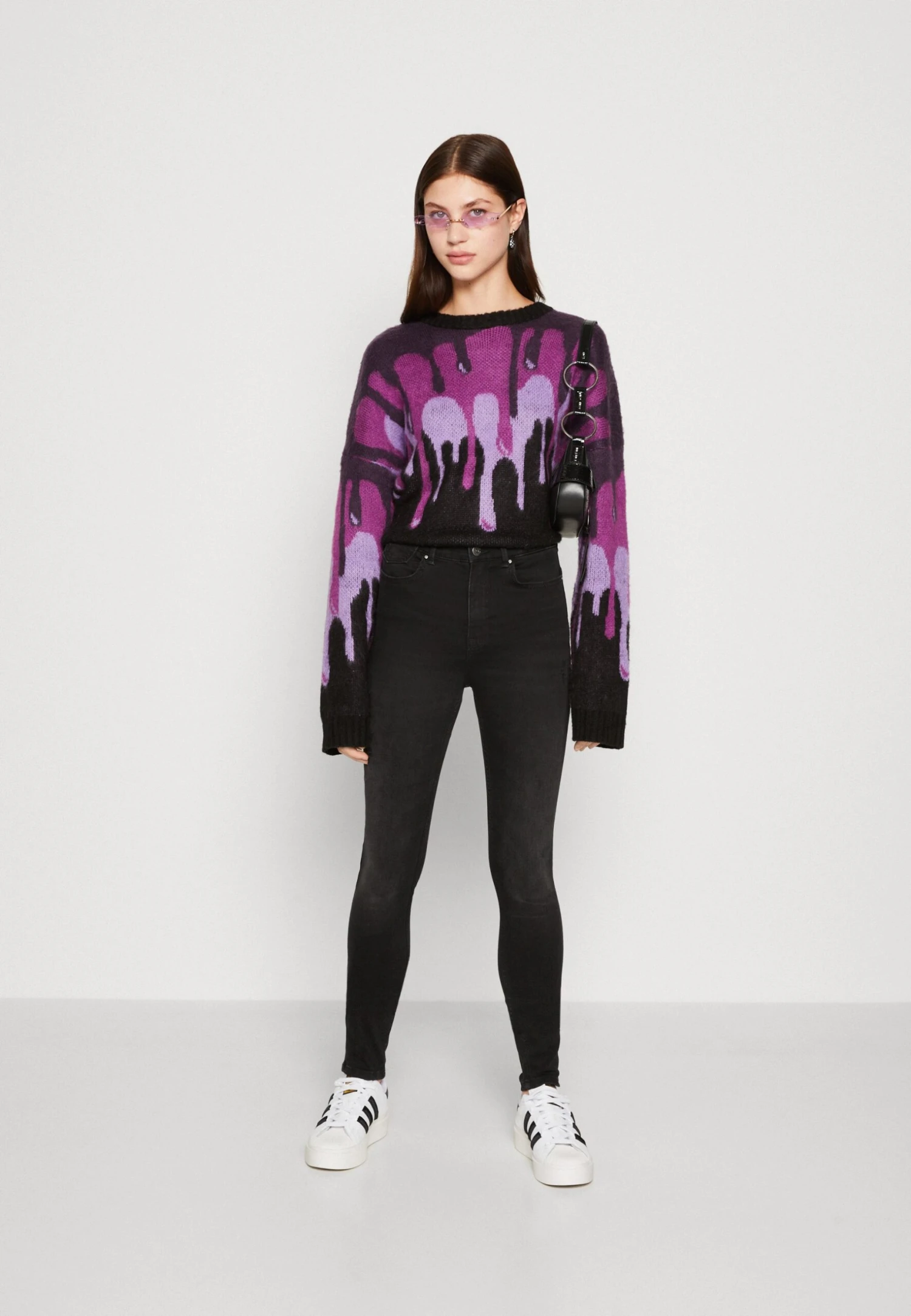 ONLY Onlforever High - Jeans Skinny Fit - Washed Black 2 ONLY Onlforever High - Jeans Skinny Fit - Washed Black - Afbeelding 2