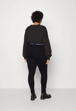 Plus High Rise Milano Leggings - Legging - Black -ESPRIT Winkel 7d8e1a0d169b43b990a6b34ef698049e