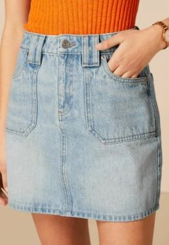 Next Cargo Standard - Minirok - Mid Blue Denim