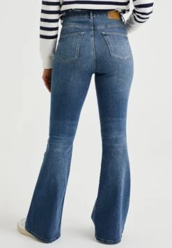 WE FASHION High Rise Met Comfort Stretch - Bootcut Jeans - Blue -ESPRIT Winkel 8146ea49b37c4d8d8e8d13f23d3ca473