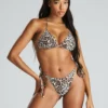 South Beach Set Blonde Leopard Triangle Wi - Bikini - Leopard