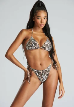 South Beach Set Blonde Leopard Triangle Wi - Bikini - Leopard