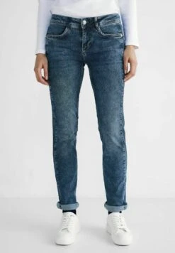 STREET ONE Straight Leg Jeans - Blau