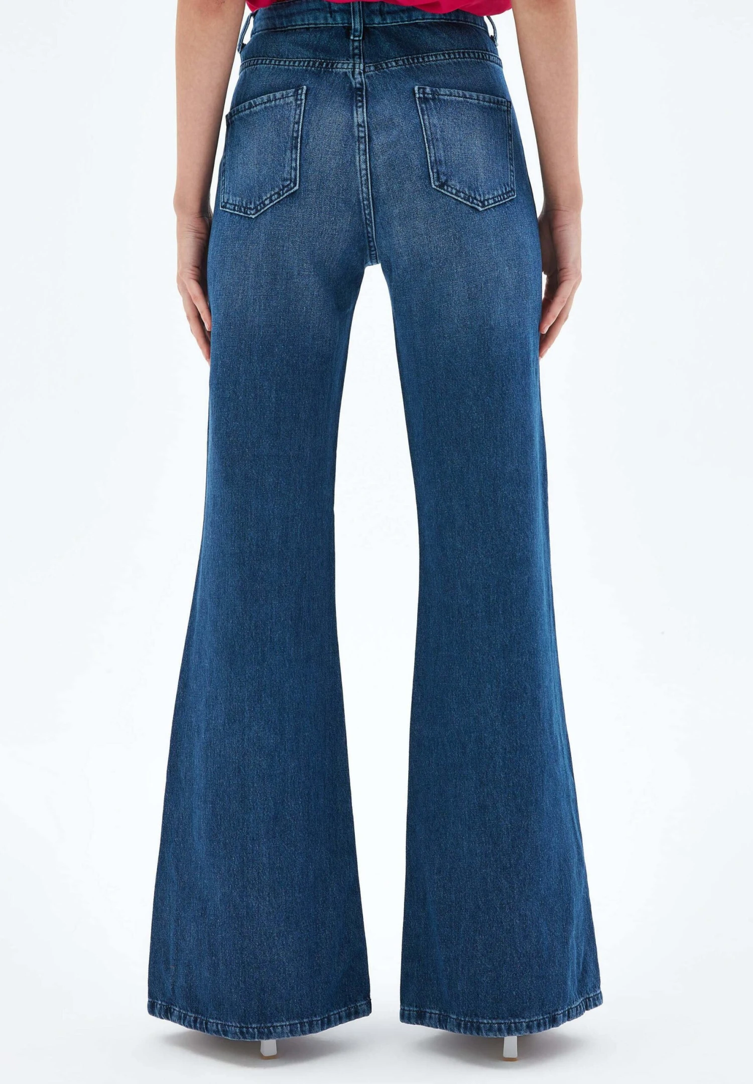 Bell Bottoms - Flared Jeans - Navy Blue 3 Bell Bottoms - Flared Jeans - Navy Blue - Afbeelding 3
