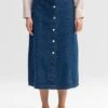 A-Lijn Rok - Blue Denim