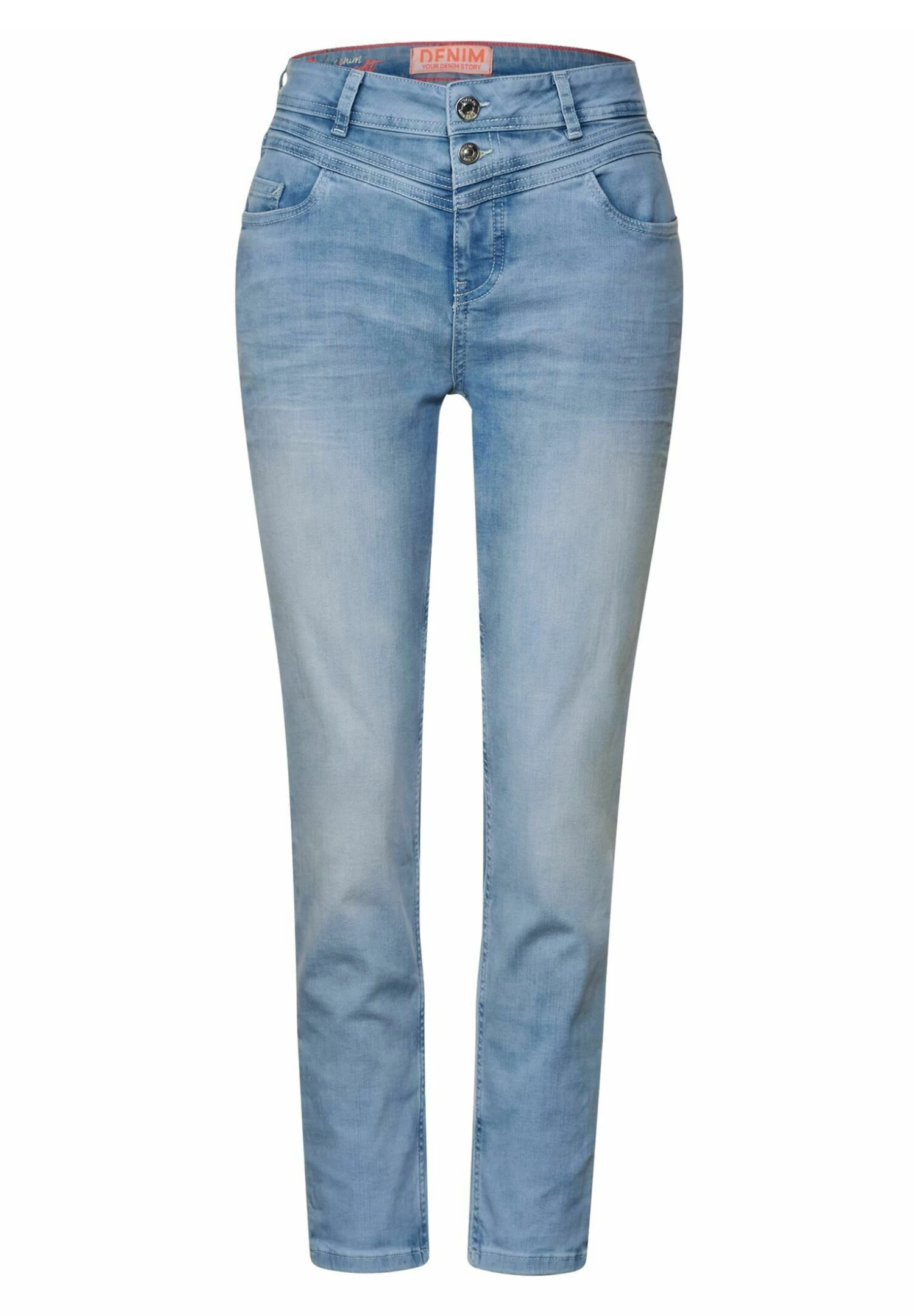 STREET ONE Slim Fit Jeans - Blau 4 STREET ONE Slim Fit Jeans - Blau - Afbeelding 4
