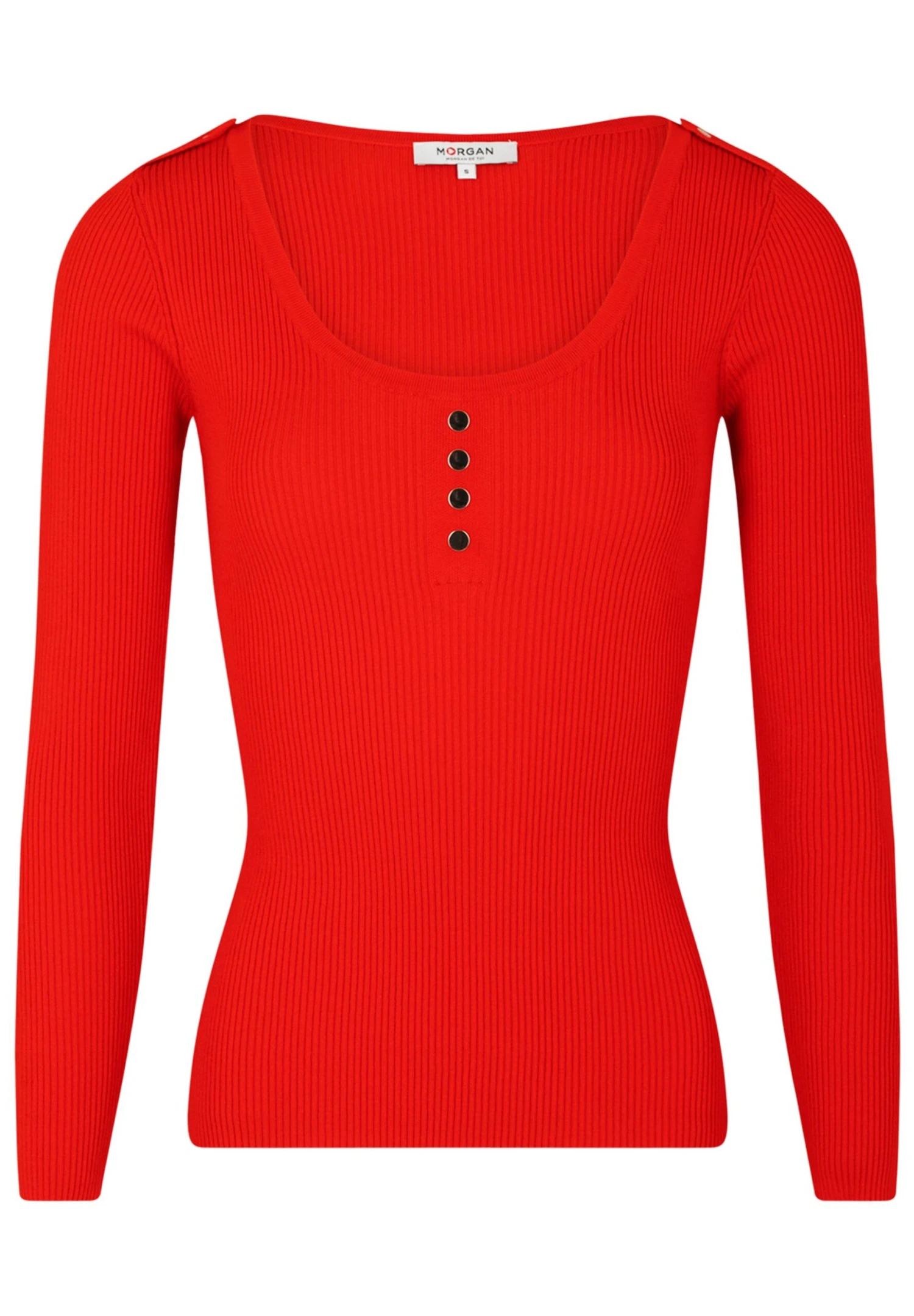 MORGAN Long Sleeve - Trui - Red 5 MORGAN Long Sleeve - Trui - Red - Afbeelding 5