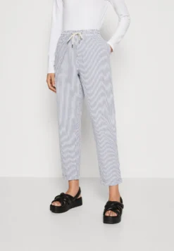 ESPRIT Seersucker - Trainingsbroek - Navy