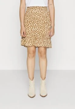 Vicelina Midi Skirt - A-Lijn Rok - Toasted Coconut