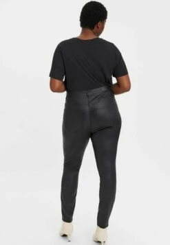 Vero Moda Curve Waist Vmsandra Beschichtete - Jeans Skinny Fit - Black -ESPRIT Winkel 931f44c0206d48578cd643433b621d8c