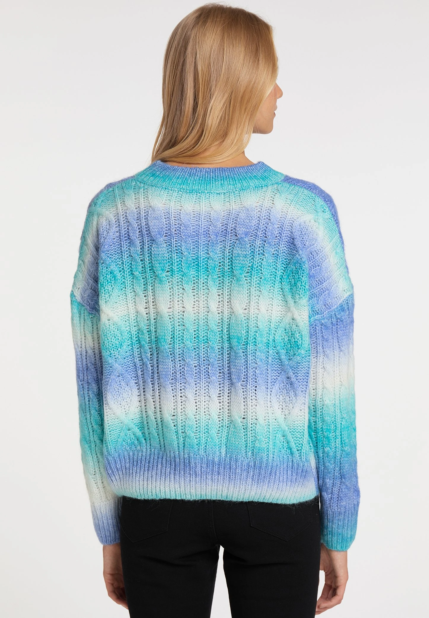 Mymo Blonda - Trui - Türkis Mehrfarbig 3 Mymo Blonda - Trui - Türkis Mehrfarbig - Afbeelding 3