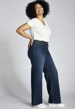 Ulla Popken Straight Leg Jeans - Bleu Jean -ESPRIT Winkel 93e4af46ac15432d924b8e744a06b929