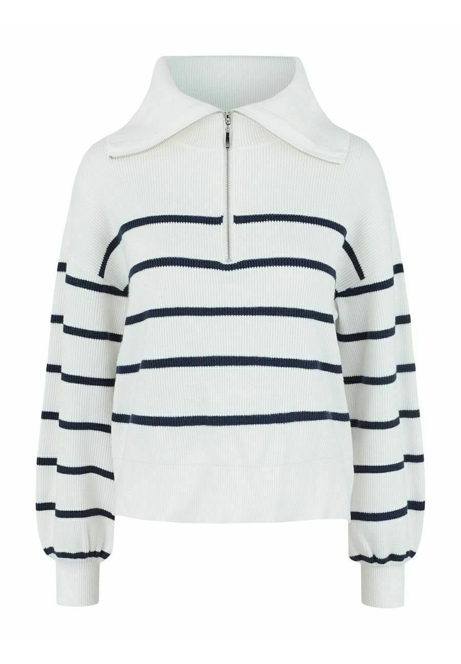 YAS Ls Zip Noos - Trui - Star White 5 YAS Ls Zip Noos - Trui - Star White - Afbeelding 5