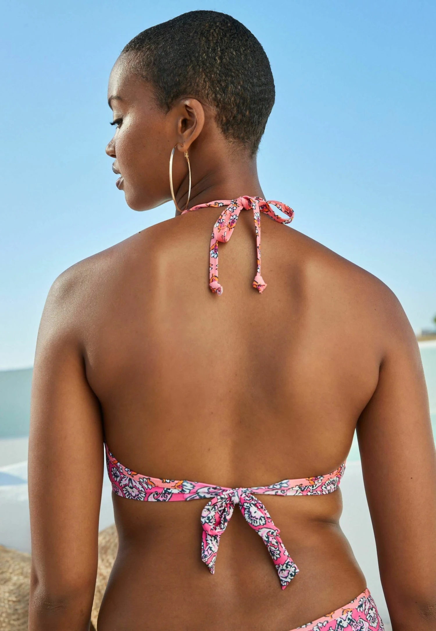 Next Padded Wired Plunge Standard - Bikinitop - Pink 2 Next Padded Wired Plunge Standard - Bikinitop - Pink - Afbeelding 2