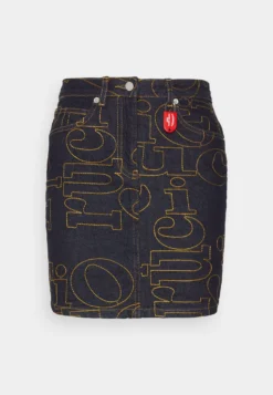 FIORUCCI Embroidered Denim Mini Skirt - Minirok - Brown -ESPRIT Winkel a08491f28e88444aaa7dee800bd599cd scaled