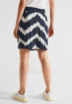 STREET ONE Mit Zick Zack Print - Minirok - Blau -ESPRIT Winkel a63f01899f0343bc97016ca660c77497