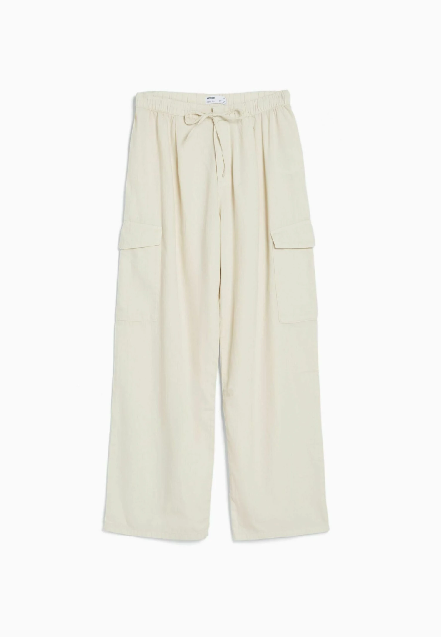 BERSHKA Wide Balloon Fit - Flared Jeans - Beige 5 BERSHKA Wide Balloon Fit - Flared Jeans - Beige - Afbeelding 5