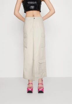 WEEKDAY Billy Cargo Skirt - Maxirok - Beige