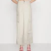 WEEKDAY Billy Cargo Skirt - Maxirok - Beige