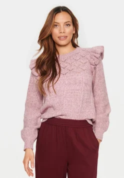 Saint Tropez Vela - Trui - Mulberry Melange