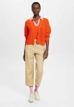 ESPRIT Tape Stitch - Vest - Orange Red New -ESPRIT Winkel b2bb5f3c860f4d72b2324d46c6fd5240