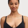Chantelle Glow Wirefree Plunge Bra - Bikinitop - Black
