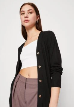 Vila Viabella Long Cardigan - Vest - Black 9 Vila Viabella Long Cardigan - Vest - Black -ESPRIT Winkel b482272bd4e8447d930366f87c71a577