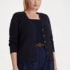 Katsaj Long Sleeve Cardigan - Vest - Lauren Navy
