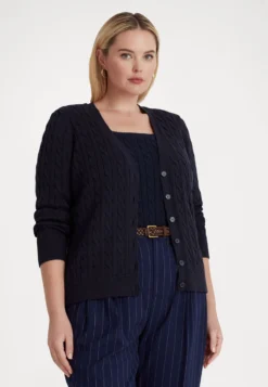 Katsaj Long Sleeve Cardigan - Vest - Lauren Navy