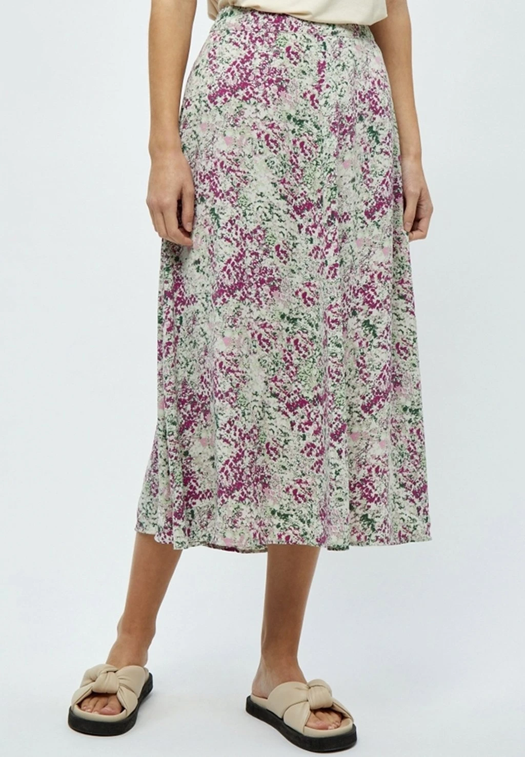 Peppercorn Marva Print - A-Lijn Rok - Green Mint Print 1 Peppercorn Marva Print - A-Lijn Rok - Green Mint Print