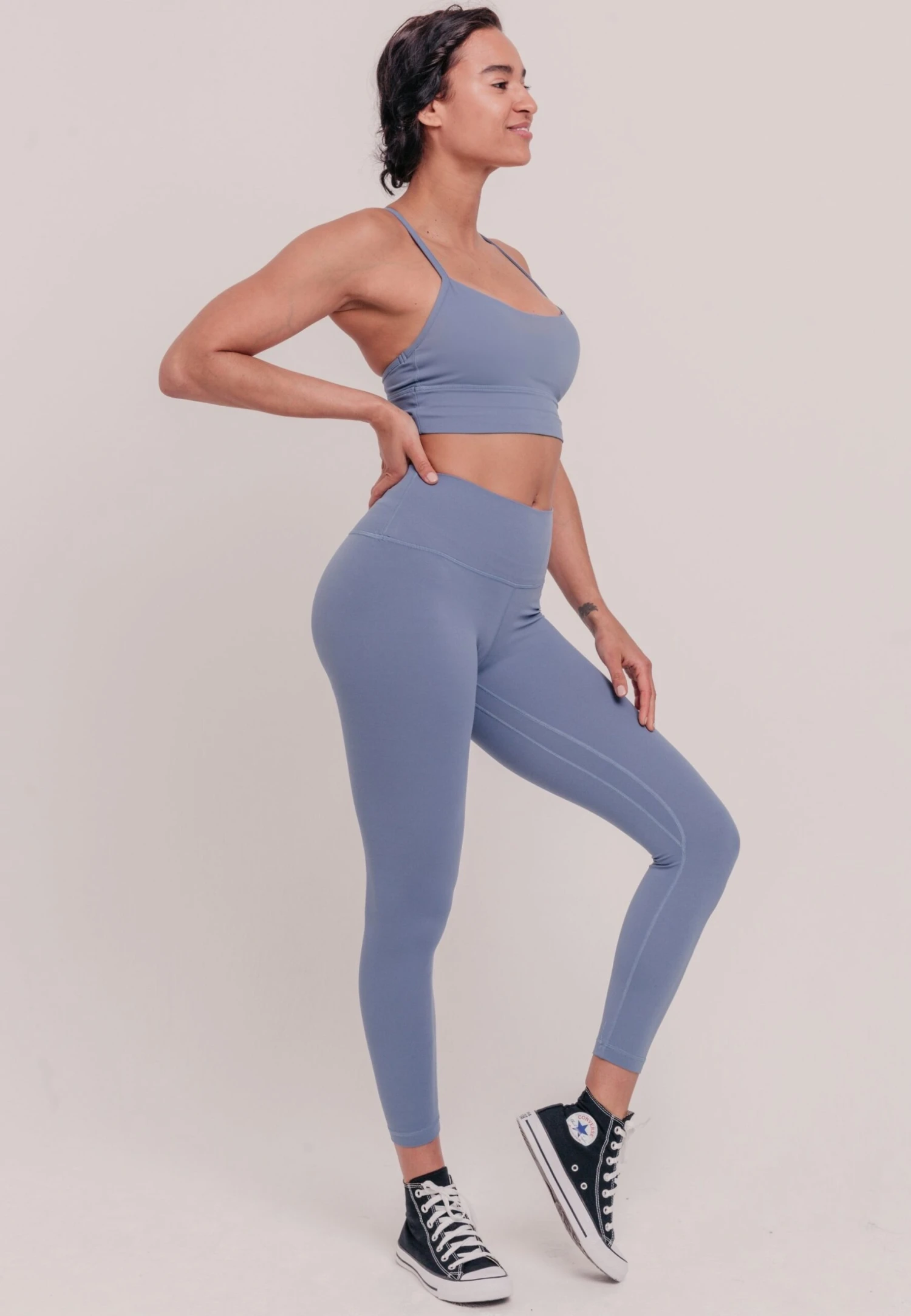 Racerback - Sport-Bh Met Medium Support - Blue 3 Racerback - Sport-Bh Met Medium Support - Blue - Afbeelding 3