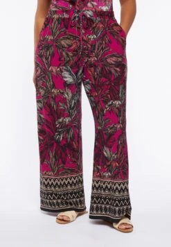 Stampati - Broek - Fucsia
