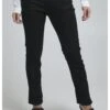 Fransa Slim Fit Jeans - Black-Black