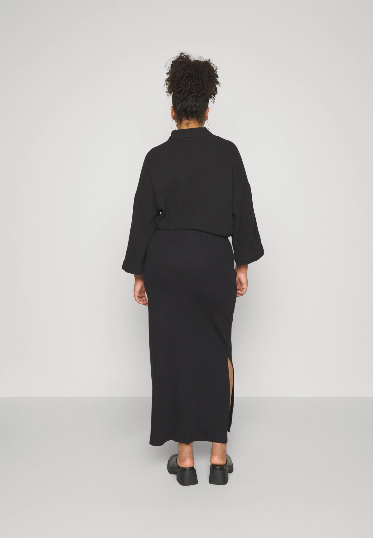 Nmmaya Ankle Length Skirt - Maxirok - Black 3 Nmmaya Ankle Length Skirt - Maxirok - Black - Afbeelding 3