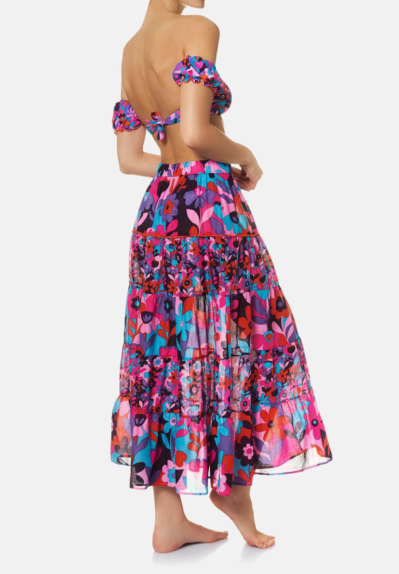 Langer Mit Volants Groovie Ho - Strandaccessoire - Multicolor 2 Langer Mit Volants Groovie Ho - Strandaccessoire - Multicolor - Afbeelding 2