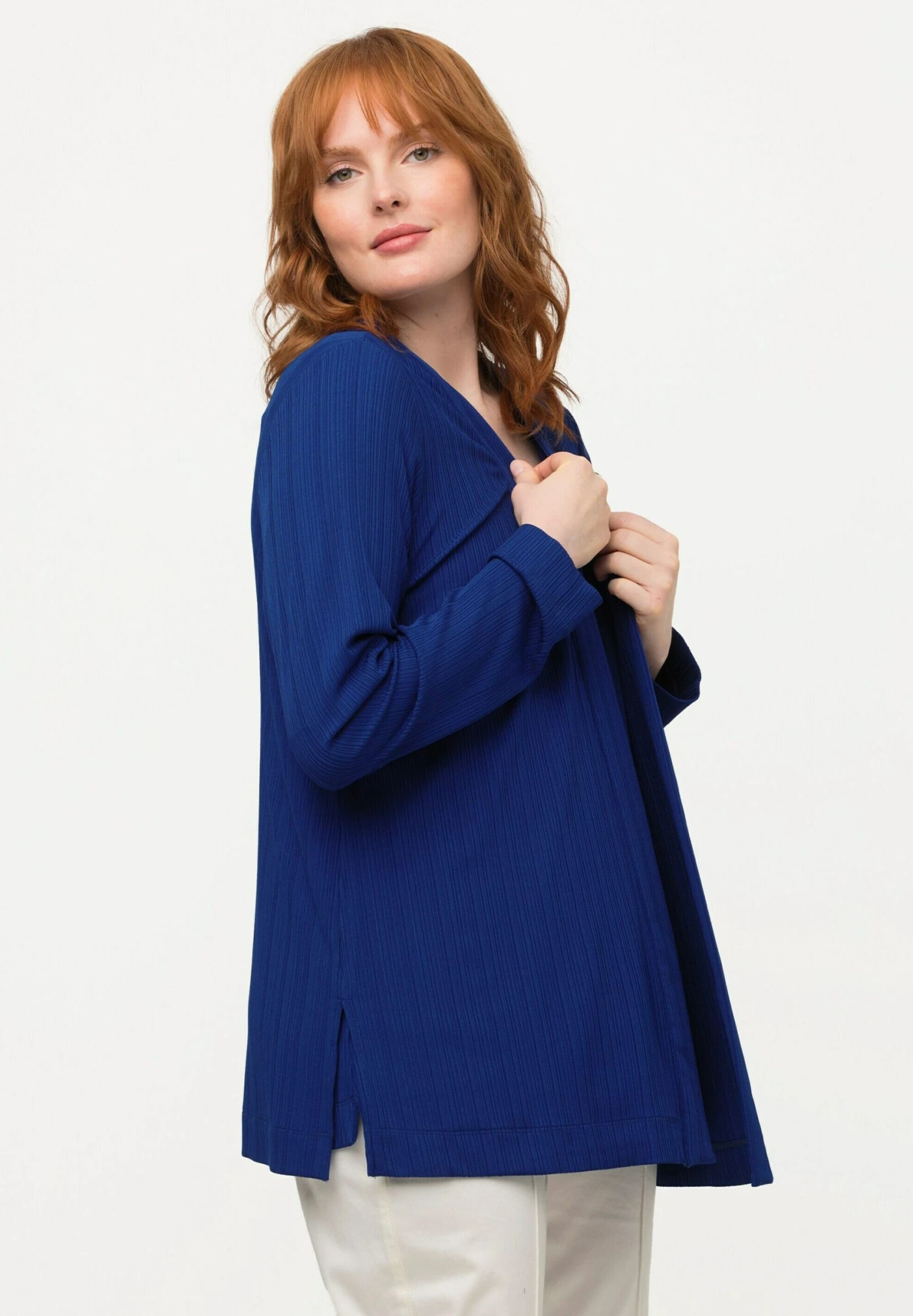 Ulla Popken Vest - Dunkles Saphir 4 Ulla Popken Vest - Dunkles Saphir - Afbeelding 4