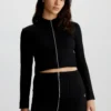 Calvin Klein Jeans Zip Through- Vest - Ck Black