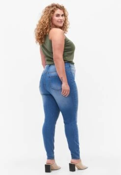 Zizzi With Back Pockets - Jeggings - Blue Denim 8 Zizzi With Back Pockets - Jeggings - Blue Denim -ESPRIT Winkel c7c1adb7da3c4161ae23aeda9bcedb1d
