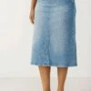 Part Two Siyapw Sk - A-Lijn Rok - Light Blue Denim