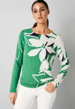 Trui - Grün/Weiß/Marine -ESPRIT Winkel cea92e8bd5f6427bbc103b5d47873384