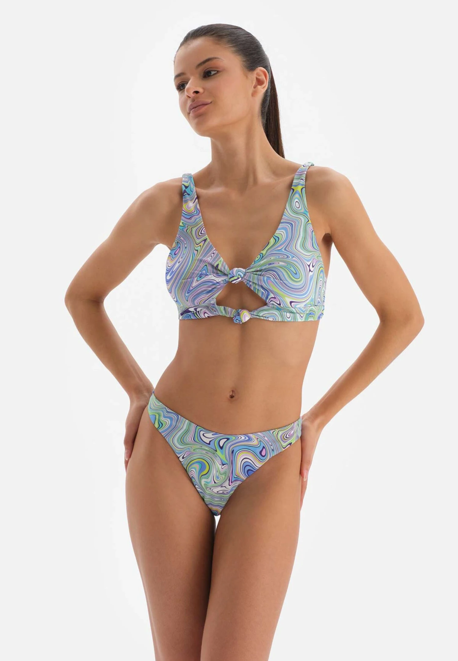 Psychedelic Wave - Bikinitop - Lilac 2 Psychedelic Wave - Bikinitop - Lilac - Afbeelding 2