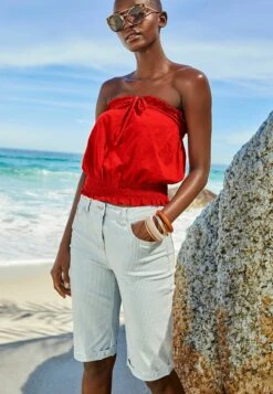 Next Knee Petite - Jeansshort - Blue