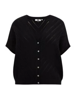 WE FASHION Curve - Vest - Black -ESPRIT Winkel d14805f718c7485eafd4fee9a1222b4a