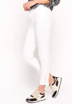 LOLALIZA Slim Fit - Broek - White